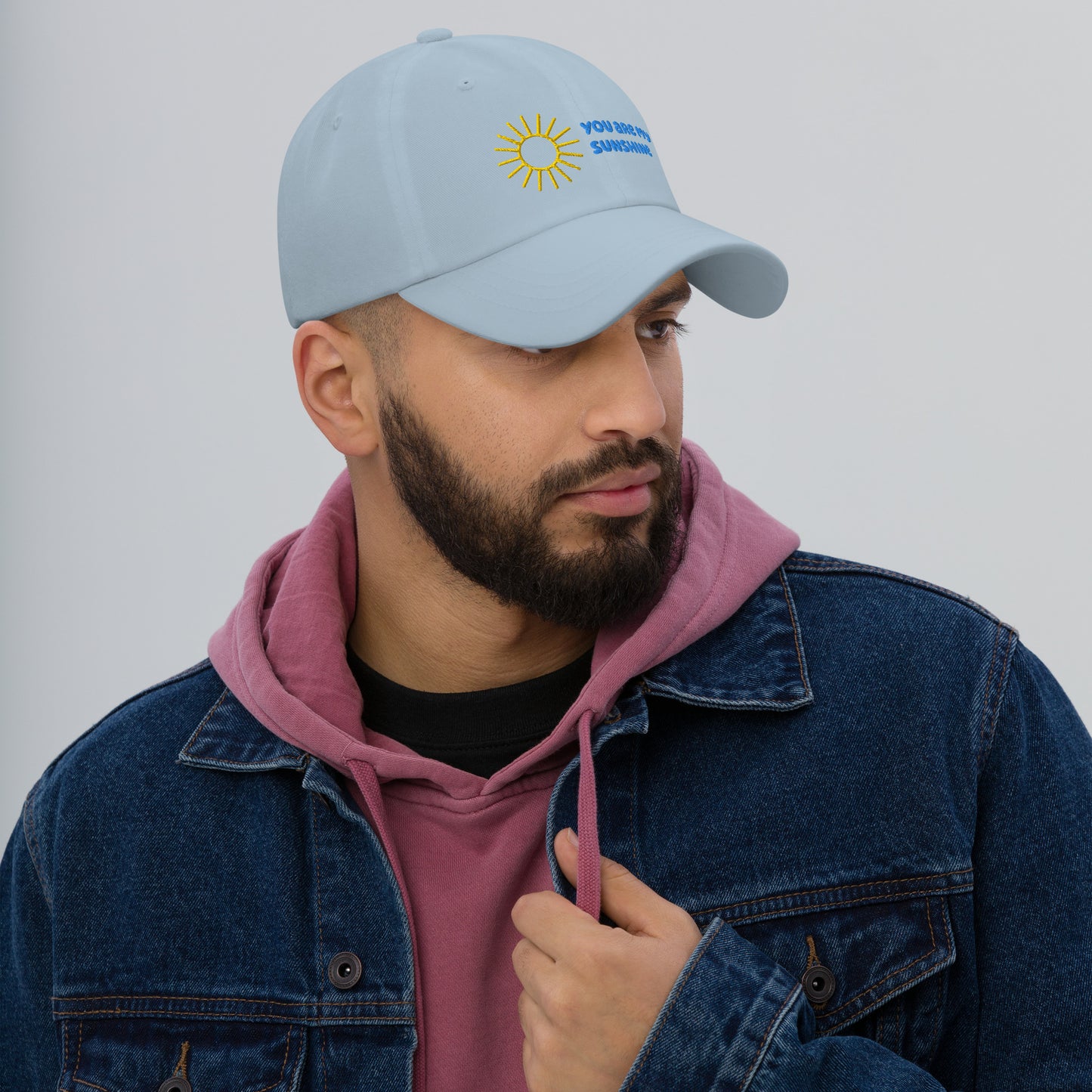Dad hat with "You are my sunshine" statement