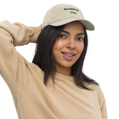 Wanderlust Vibes Organic Dad Hat: Embrace Your Adventurous Spirit in Style