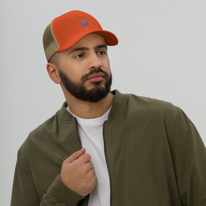 Casquette de camionneur avec déclaration « Bad Hair Day »