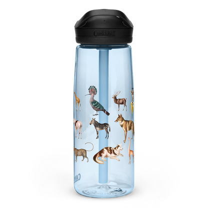 Sports water bottle Wildlife design