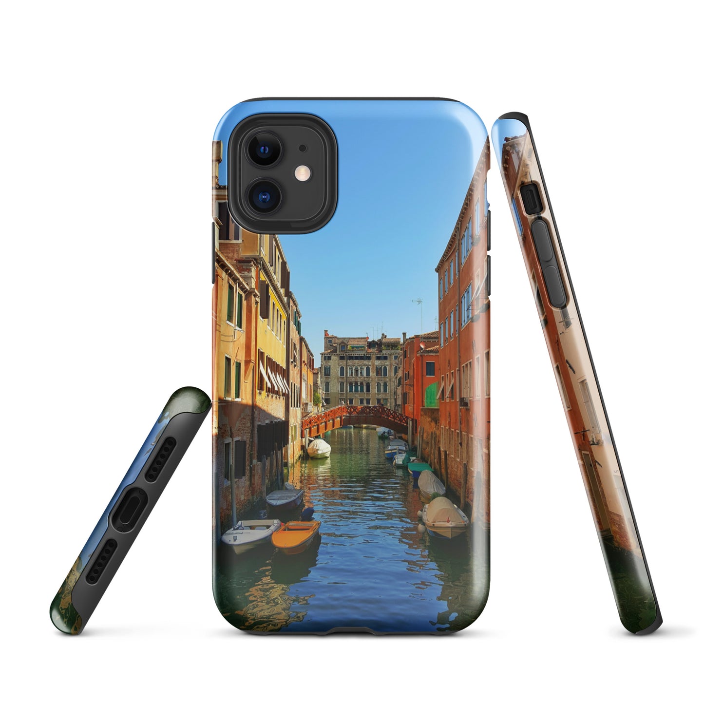 Coque Venice View Tough pour iPhone® : une protection robuste avec un paysage urbain époustouflant"