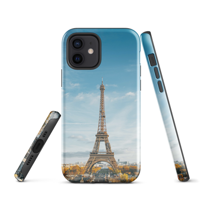 Eiffel Tower Paris Inspired Tough Case: Stylish Protection for Your iPhone®