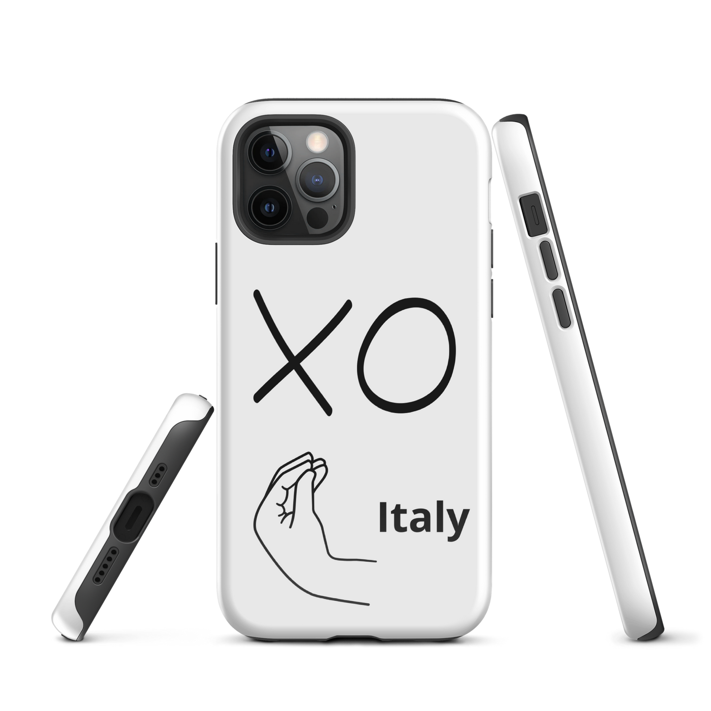 Shamo's ArmorShield: Estuche resistente ultraduradero para iPhone® - con estampado Love Italy