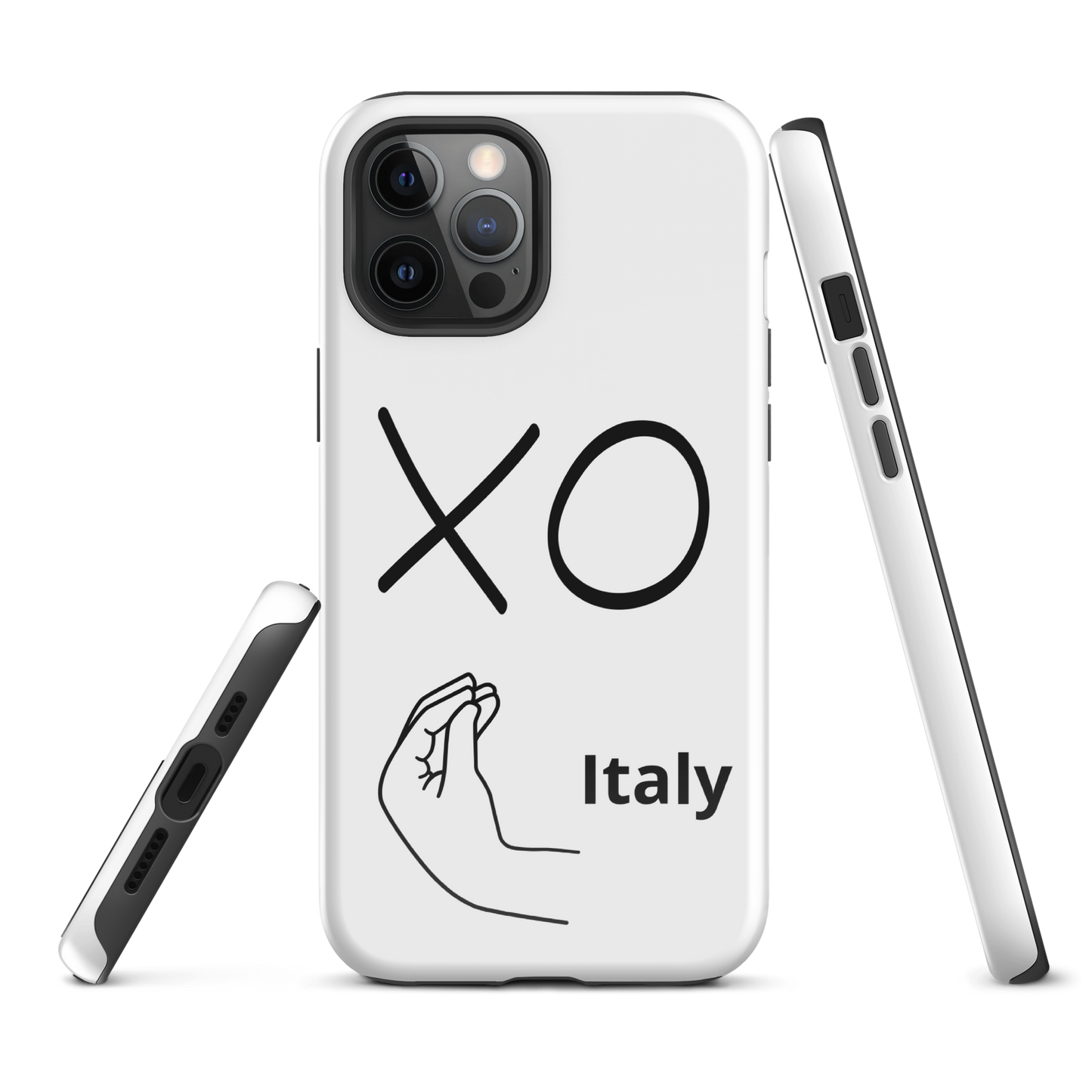 Shamo's ArmorShield: Estuche resistente ultraduradero para iPhone® - con estampado Love Italy