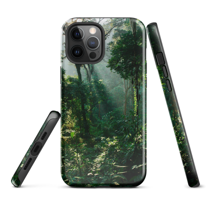 Tough Case para iPhone® Diseño del bosque impenetrable de Bwindi en Uganda