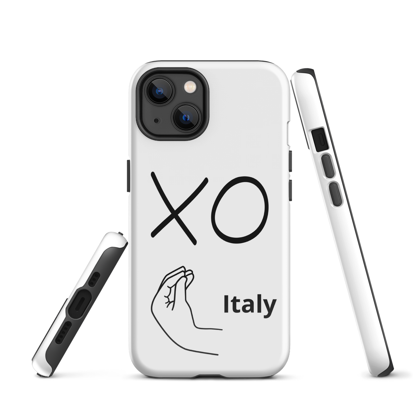 Shamo's ArmorShield: Estuche resistente ultraduradero para iPhone® - con estampado Love Italy