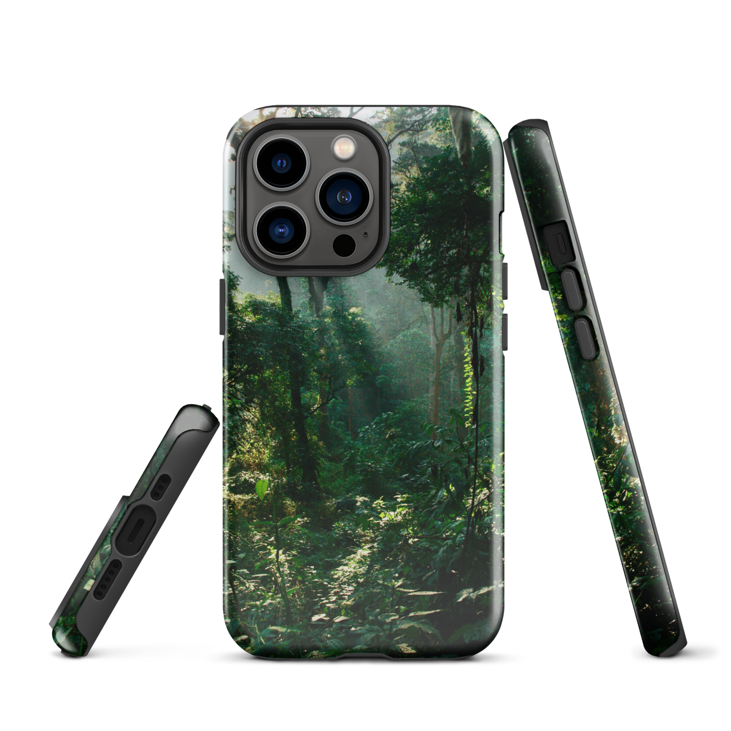 Tough Case para iPhone® Diseño del bosque impenetrable de Bwindi en Uganda