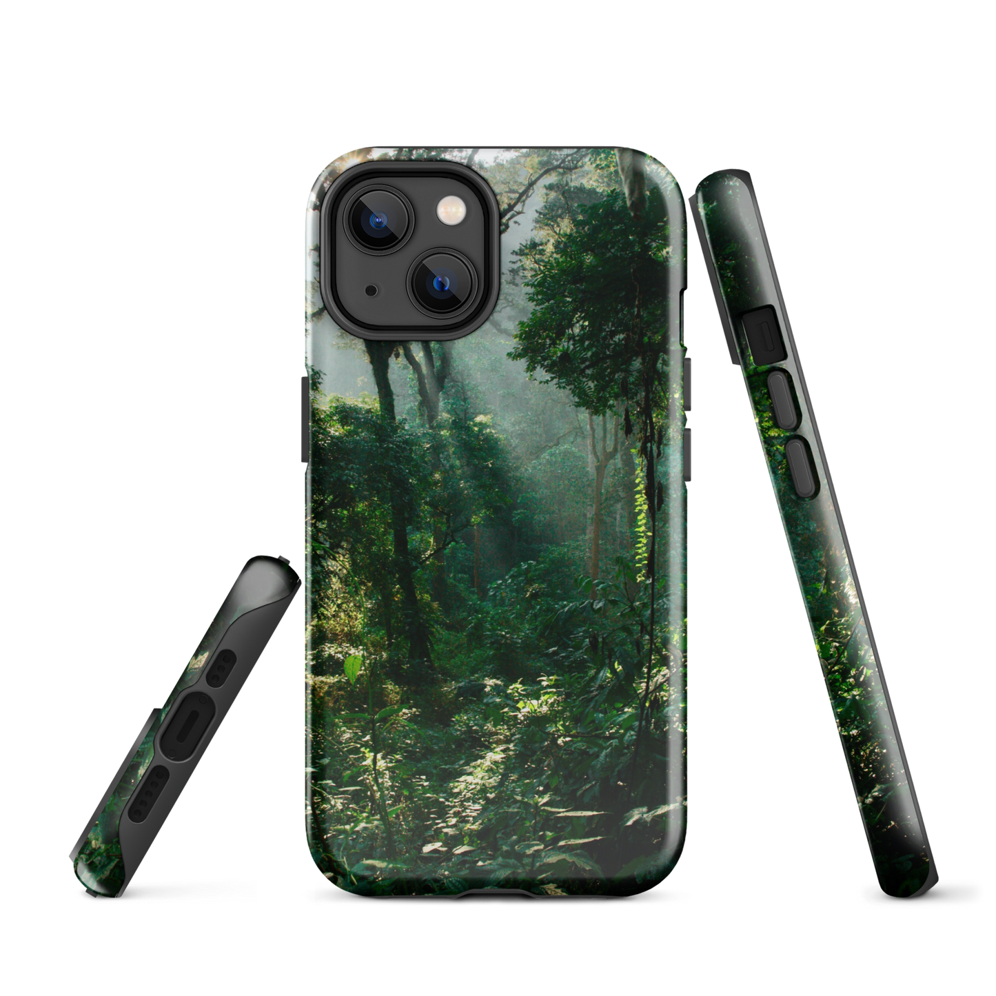 Tough Case para iPhone® Diseño del bosque impenetrable de Bwindi en Uganda