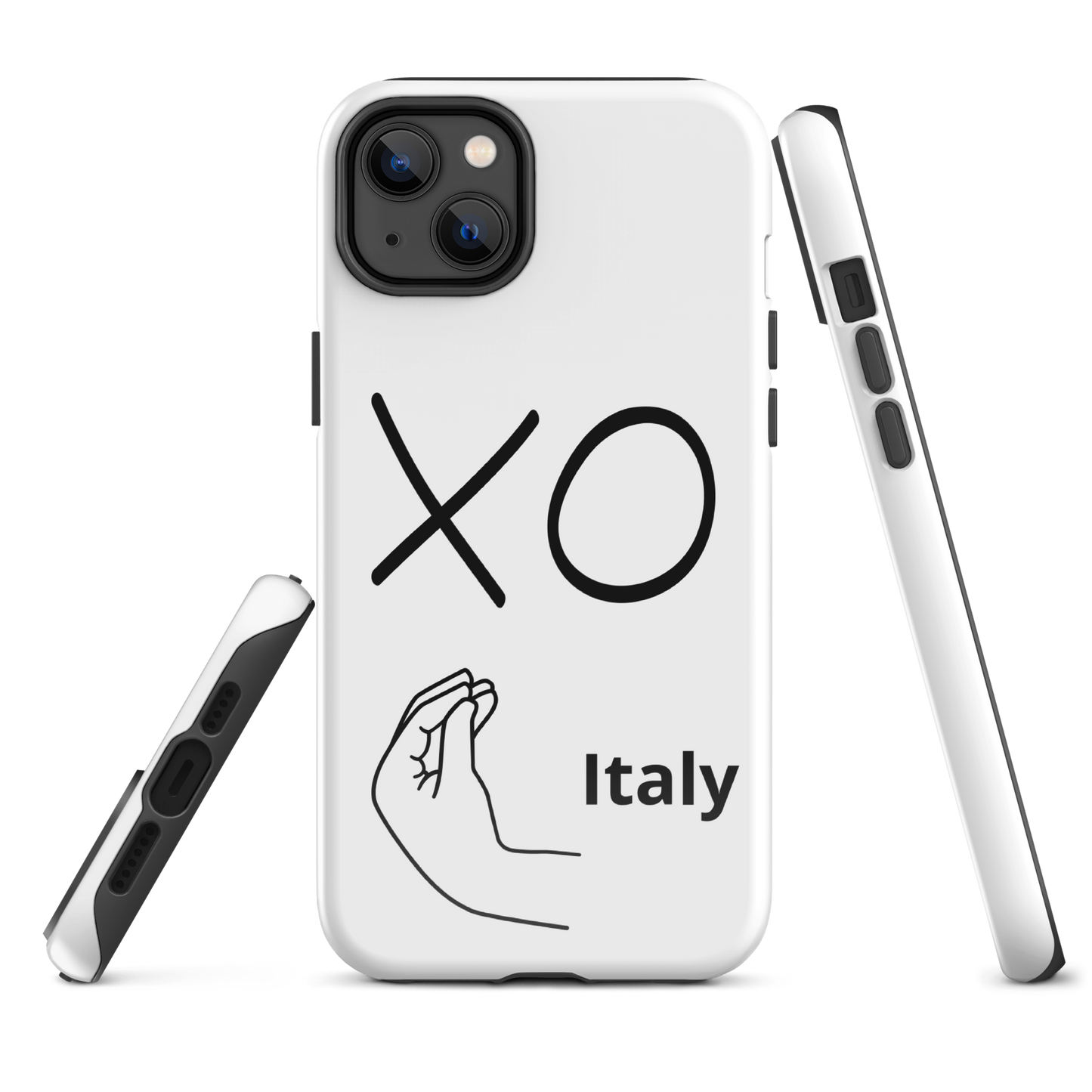 Shamo's ArmorShield: Ultra-Durable Tough Case for iPhone® - with Love Italy Print