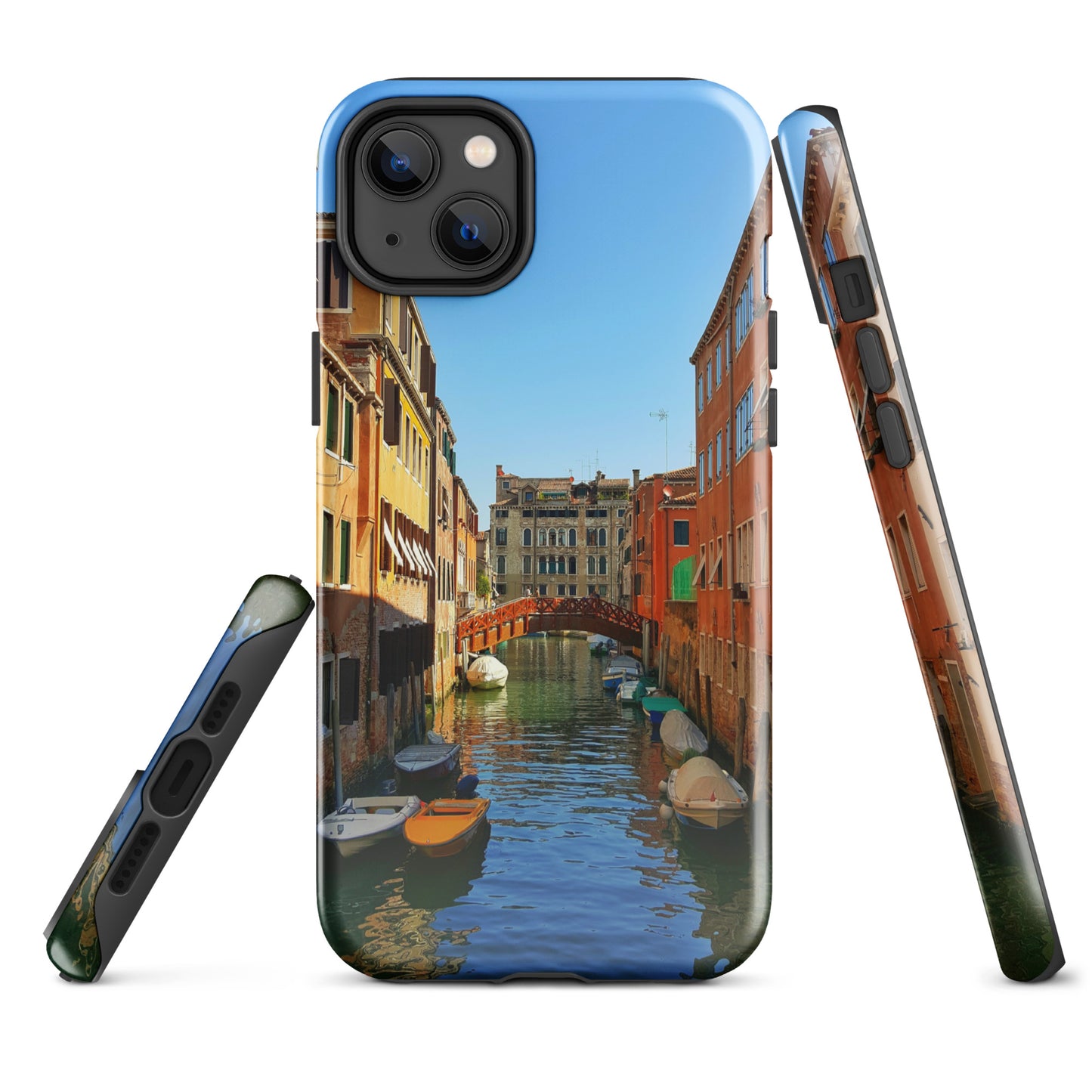 Estuche resistente Venice View para iPhone®: protección resistente con un paisaje urbano impresionante"