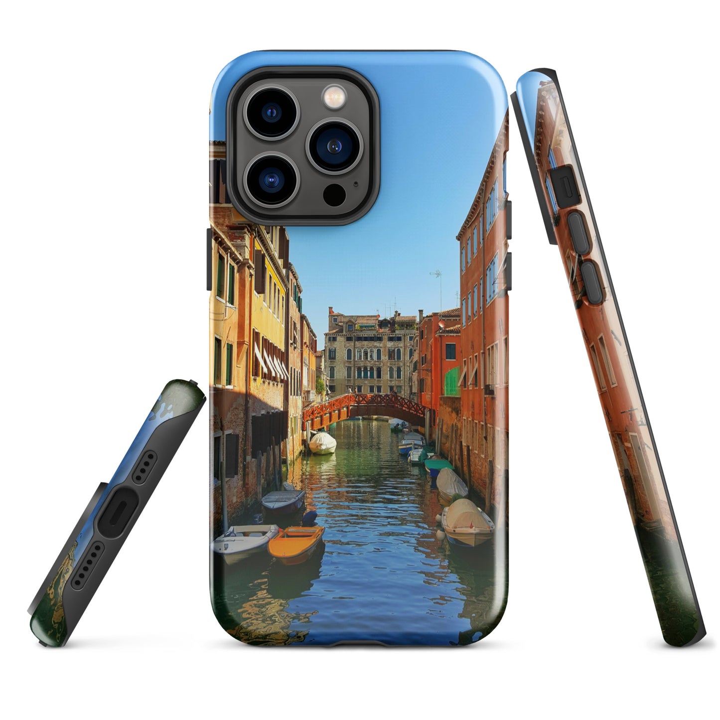 Coque Venice View Tough pour iPhone® : une protection robuste avec un paysage urbain époustouflant"