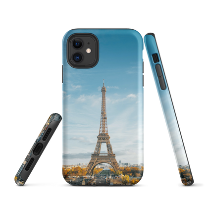 Estuche rígido inspirado en la Torre Eiffel de París: protección elegante para su iPhone®