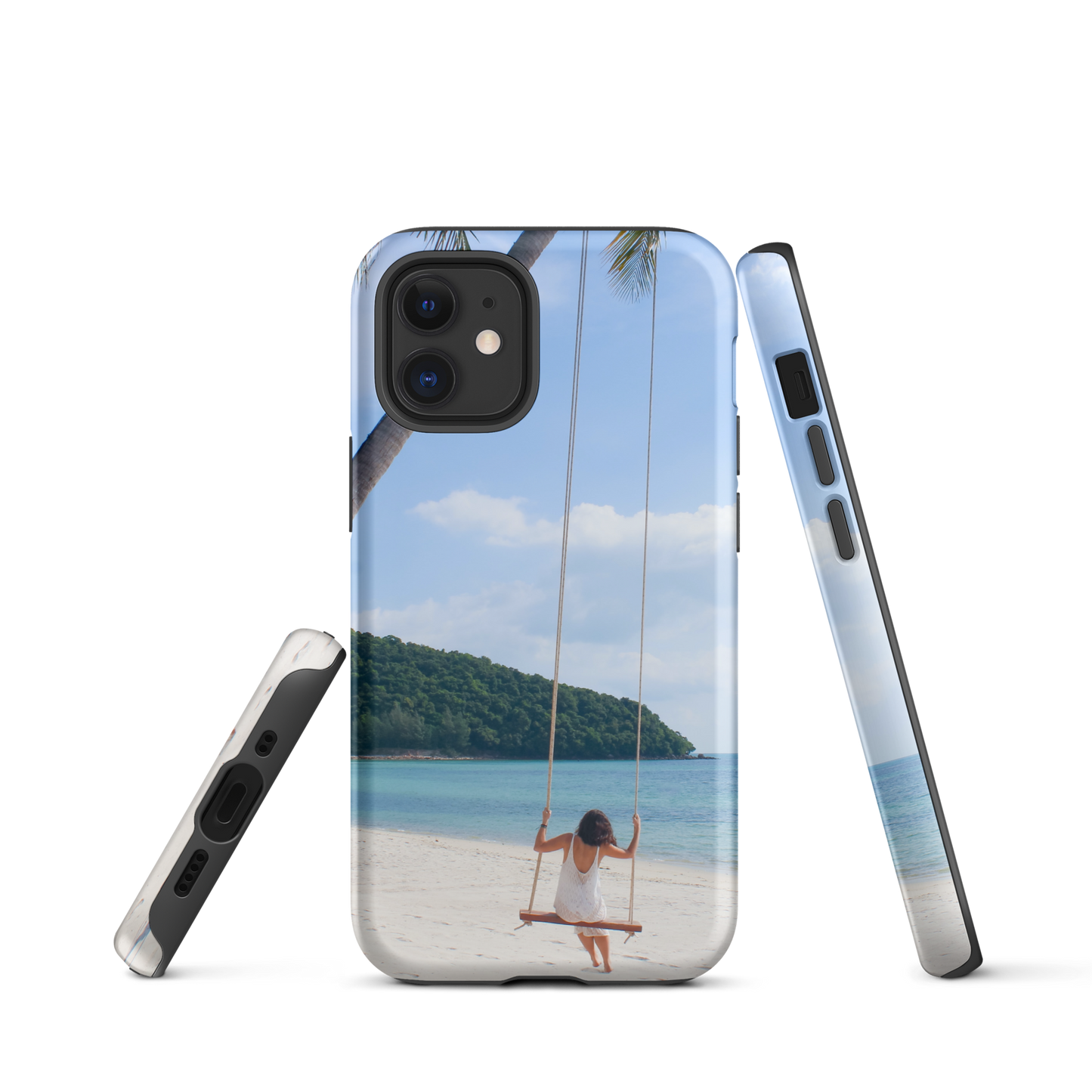 Protégez votre iPhone® avec style : coque rigide Summer Beach pour des aventures sans fin.