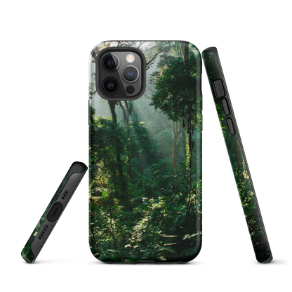 Tough Case para iPhone® Diseño del bosque impenetrable de Bwindi en Uganda