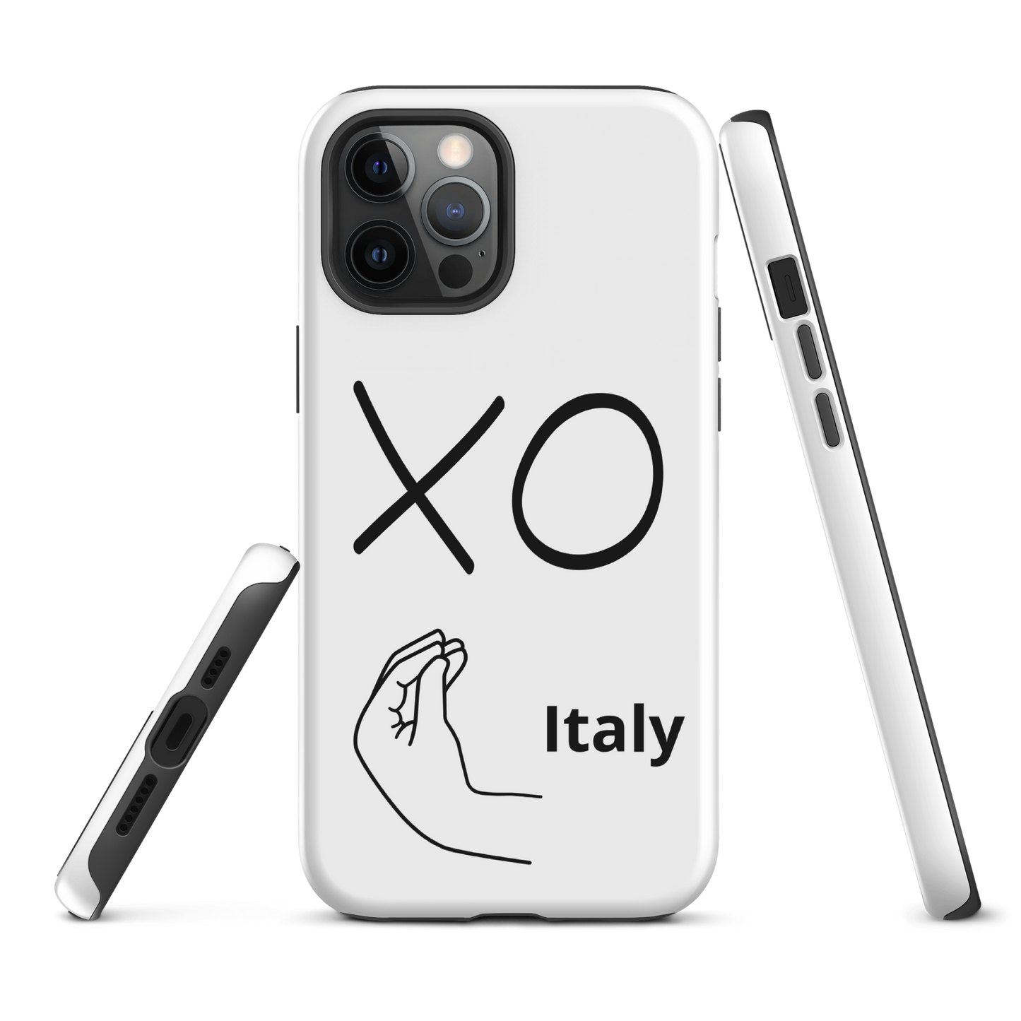 Shamo's ArmorShield: Estuche resistente ultraduradero para iPhone® - con estampado Love Italy