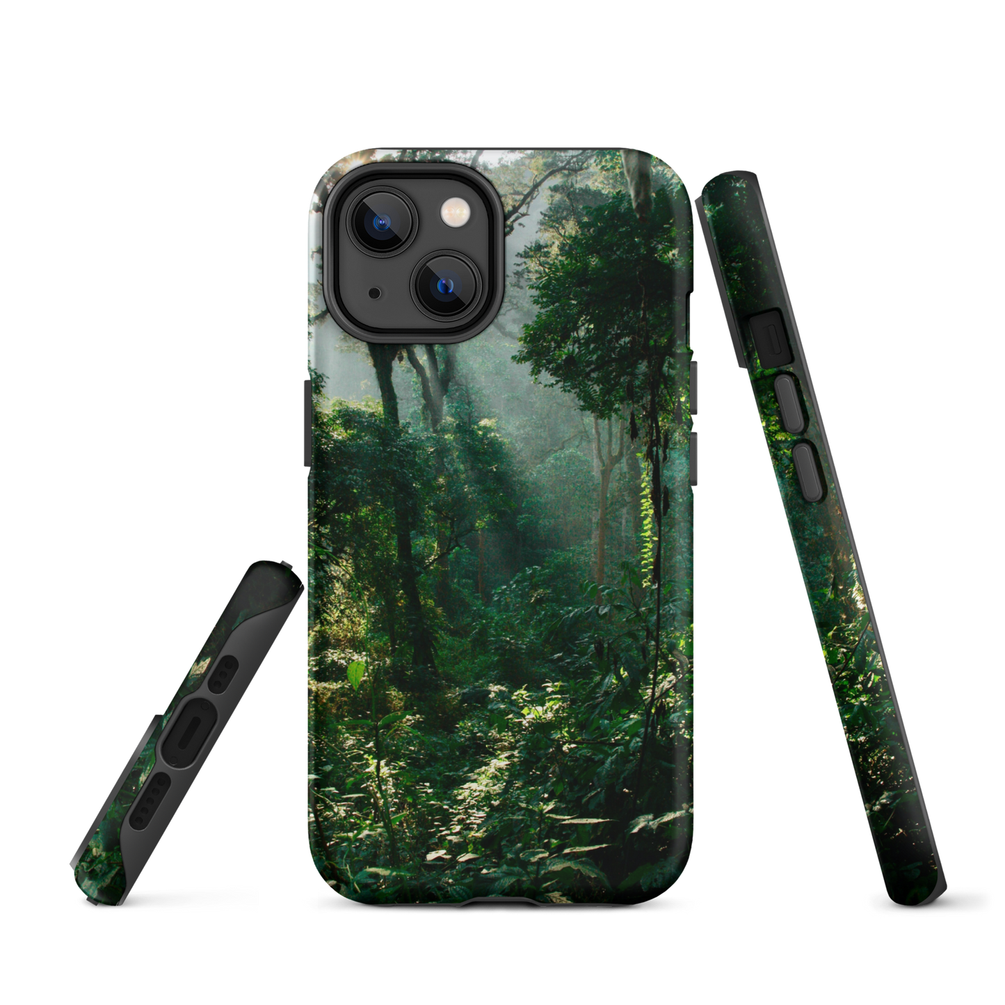 Tough Case para iPhone® Diseño del bosque impenetrable de Bwindi en Uganda