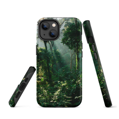 Tough Case para iPhone® Diseño del bosque impenetrable de Bwindi en Uganda