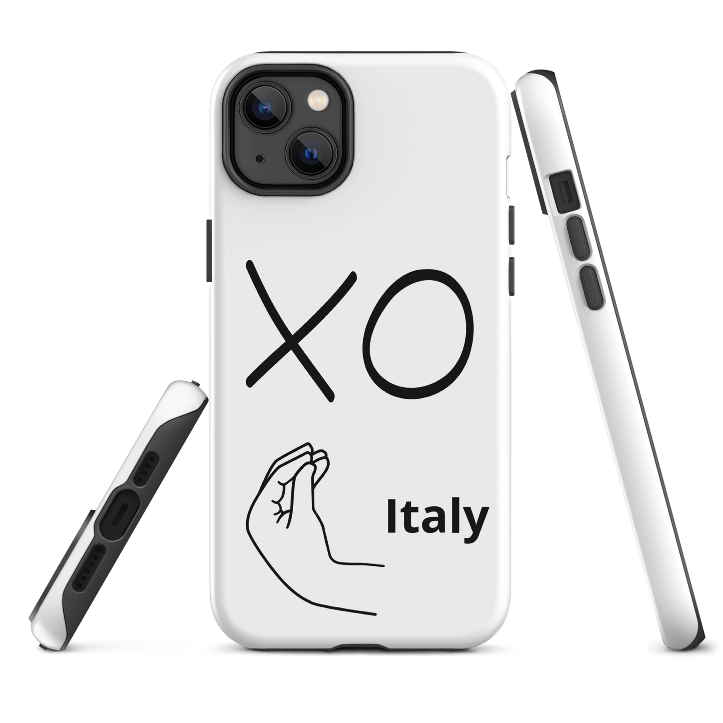 Shamo's ArmorShield: Estuche resistente ultraduradero para iPhone® - con estampado Love Italy