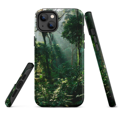 Tough Case para iPhone® Diseño del bosque impenetrable de Bwindi en Uganda