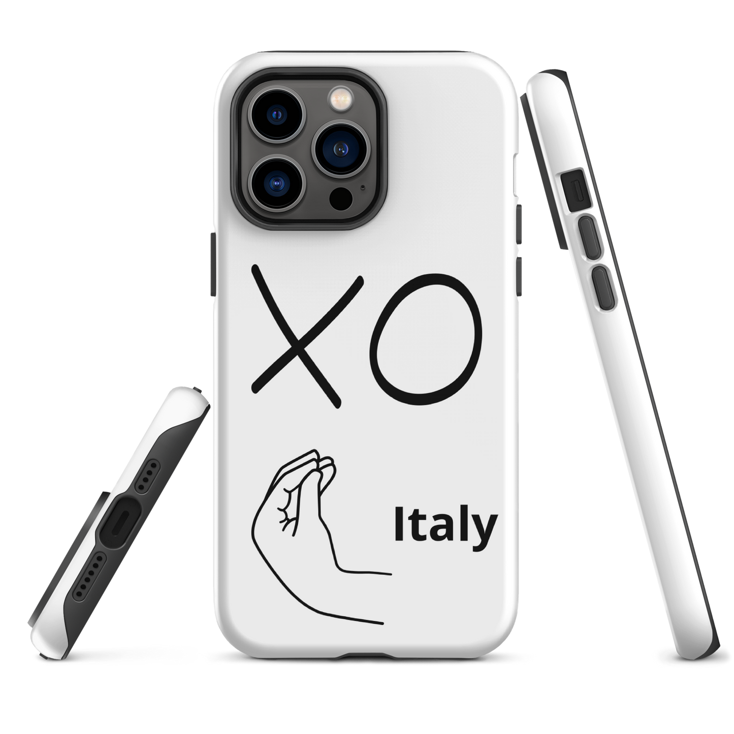 Shamo's ArmorShield: Estuche resistente ultraduradero para iPhone® - con estampado Love Italy