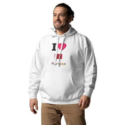 Moroccan Dreams: Unisex Hoodie with Moroccan Print