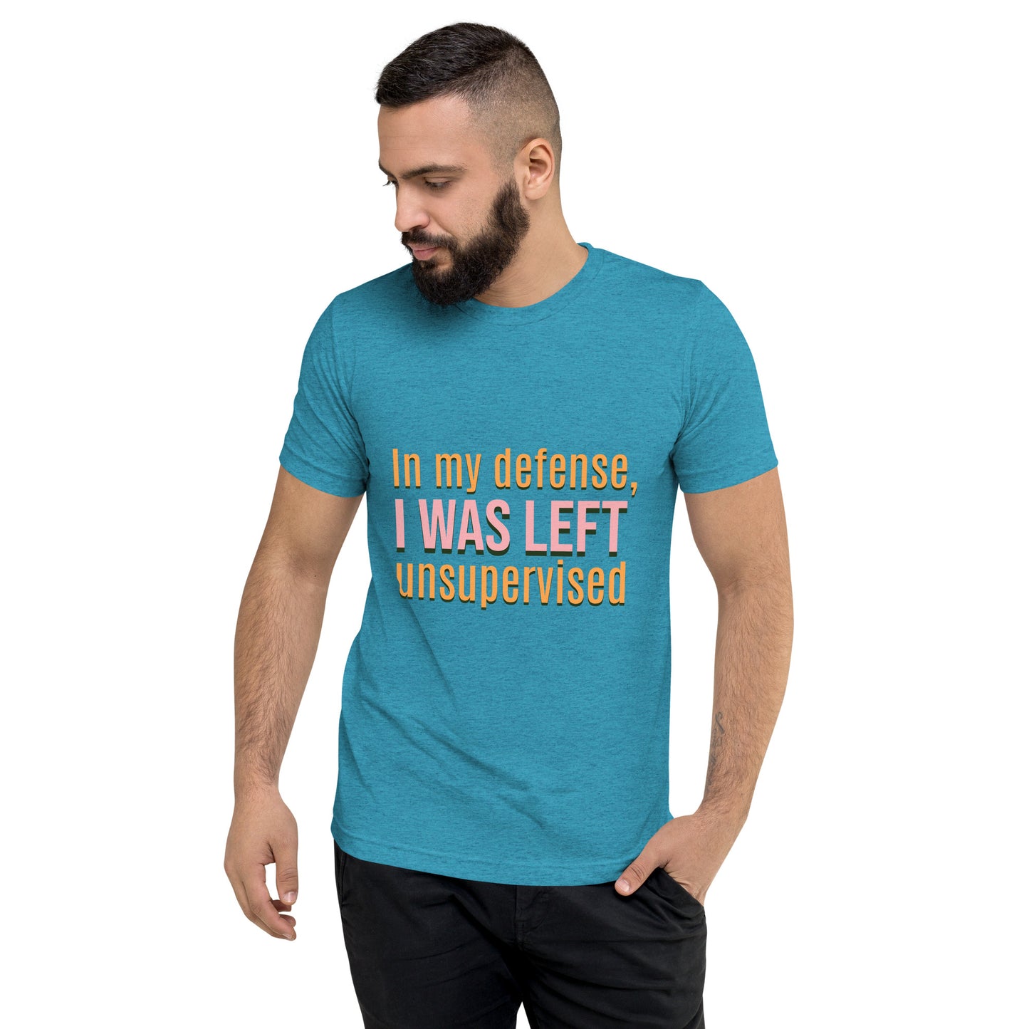 Empowered Independence: In My Defense, I Was Left Unsupervised - Unisex Short Sleeve T-Shirt