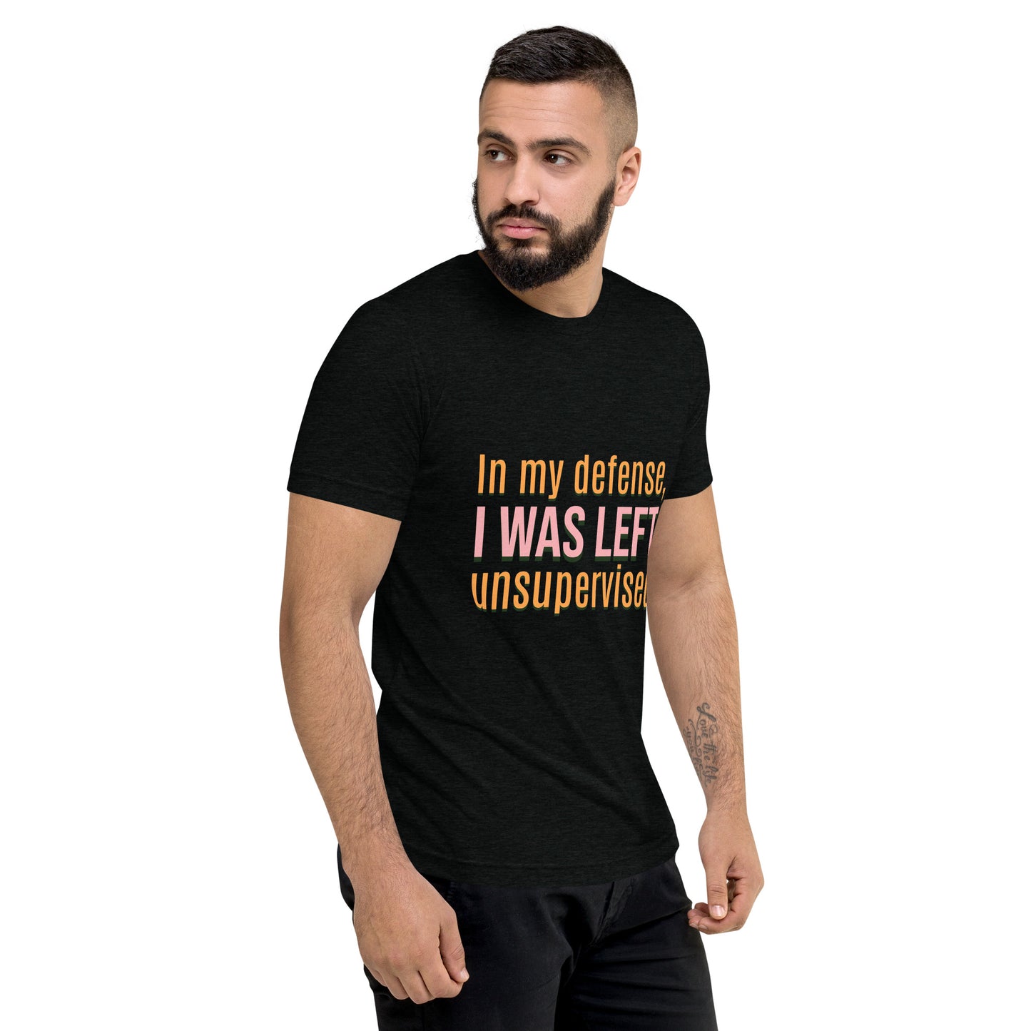 Empowered Independence: In My Defense, I Was Left Unsupervised - Unisex Short Sleeve T-Shirt